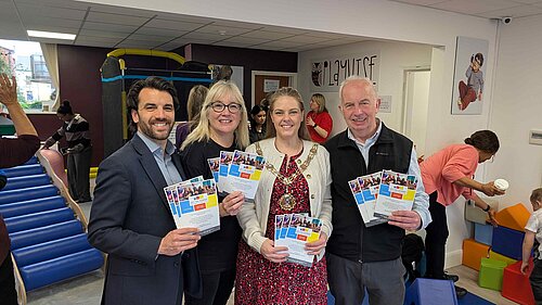 Bobby Dean MP at Get On Downs event