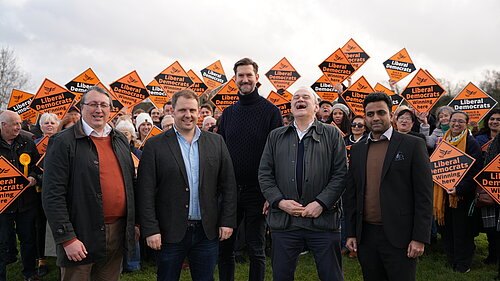 North Cheam team with Ed