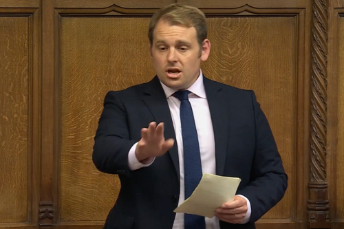 Luke Taylor speaking in the House