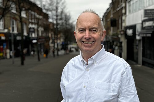 Cllr Barry Lewis on Sutton High Street