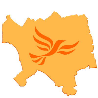 Sutton with a Liberal Democrat logo