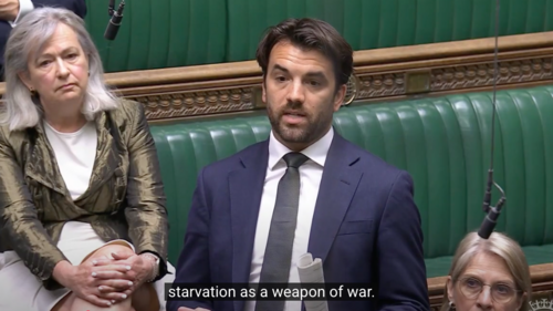 House of Commons Bobby speaking on Gaza