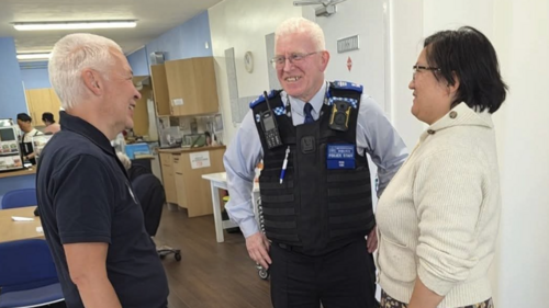 Cheam Cllrs at Cuppa with a Copper