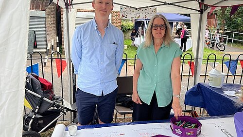 Councillors at Wallington Music Festival